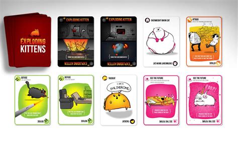 Exploding Kittens: A Cat-tastic Game of Luck and Defusal!